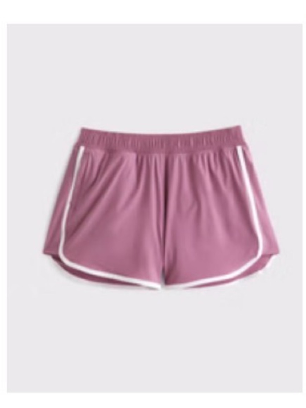 Abercrombie YPB Pink Women's High Rise Lined Running Shorts - Medium